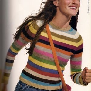 Gap 1999 Crazy Stripe Sweater